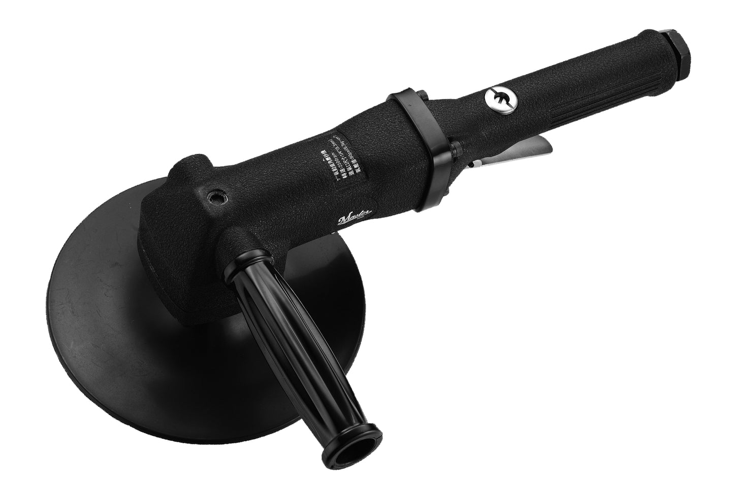 Master Palm 51700 Industrial 7"large Pad Low Vibration Angle Polisher with side Handle, 2500 Rpm