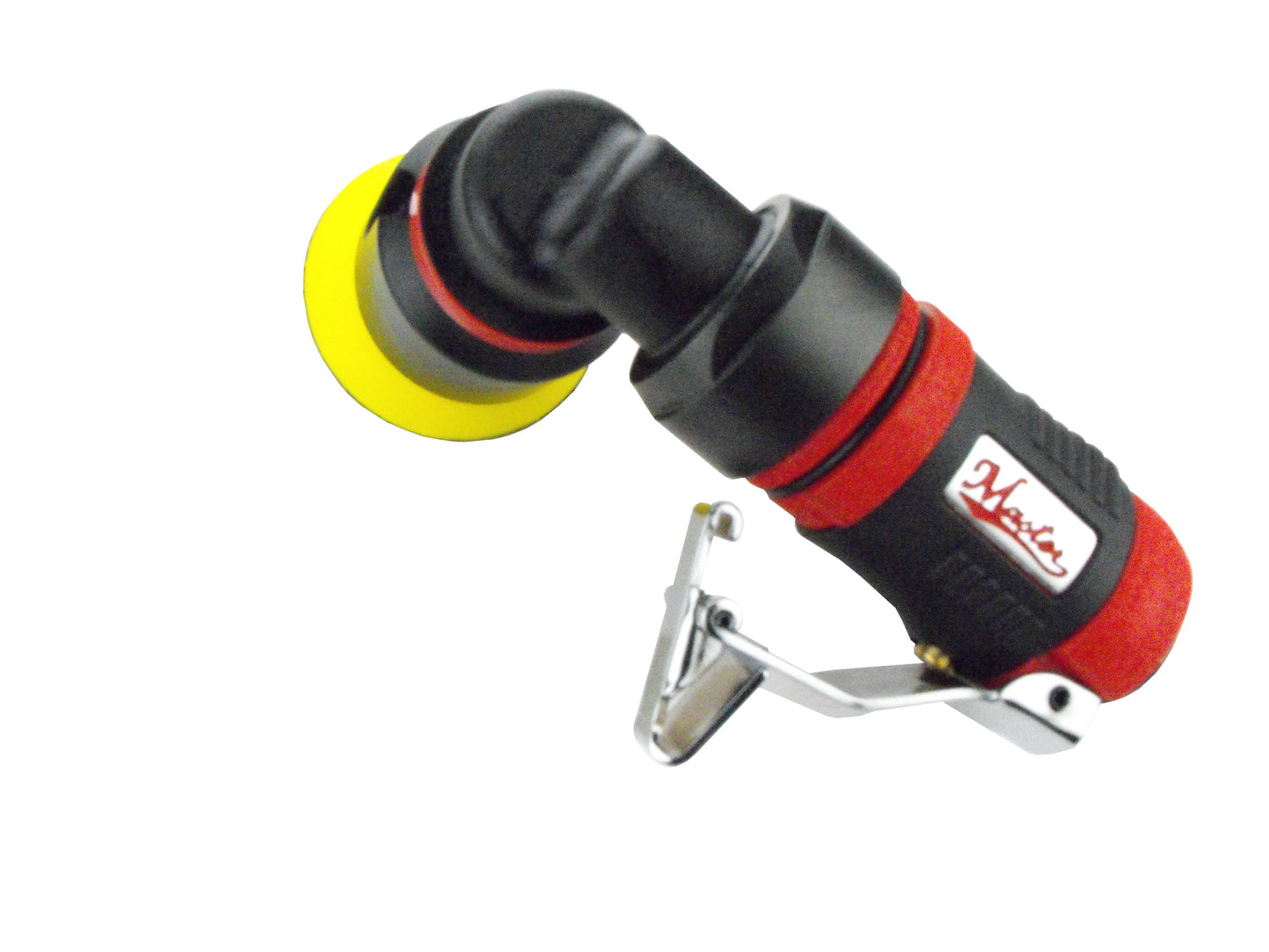 Lijadora neumática orbital de palma Master Palm 58020 de perfil bajo, ángulo recto pequeño, de 2", 16500 rpm