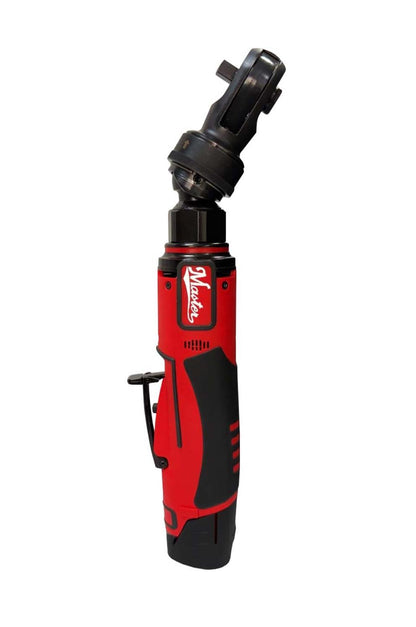 Industrial 3/8" Flex Swivel Head Cordless Ratchet Wrench - 12V - 45ft/lb