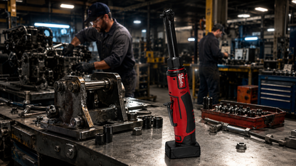 Industrial  1/4" Cordless Extended Ratchet Wrench - 12V - 25ft/lb