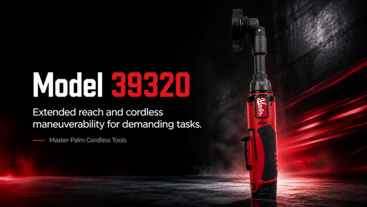 Industrial 3-Inch Extended Shaft Right Angle Cordless Power Grinder - 12V