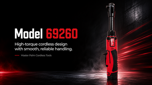 Industrial  3/8" Cordless Extended Ratchet Wrench - 12V - 45 ft/lb