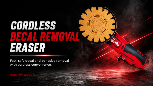 Industrial Decal Remover Eraser Cordless Tool