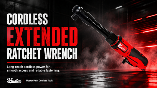 Industrial 1/2" Cordless Extended Ratchet Wrench - 12V - 4ft/lb